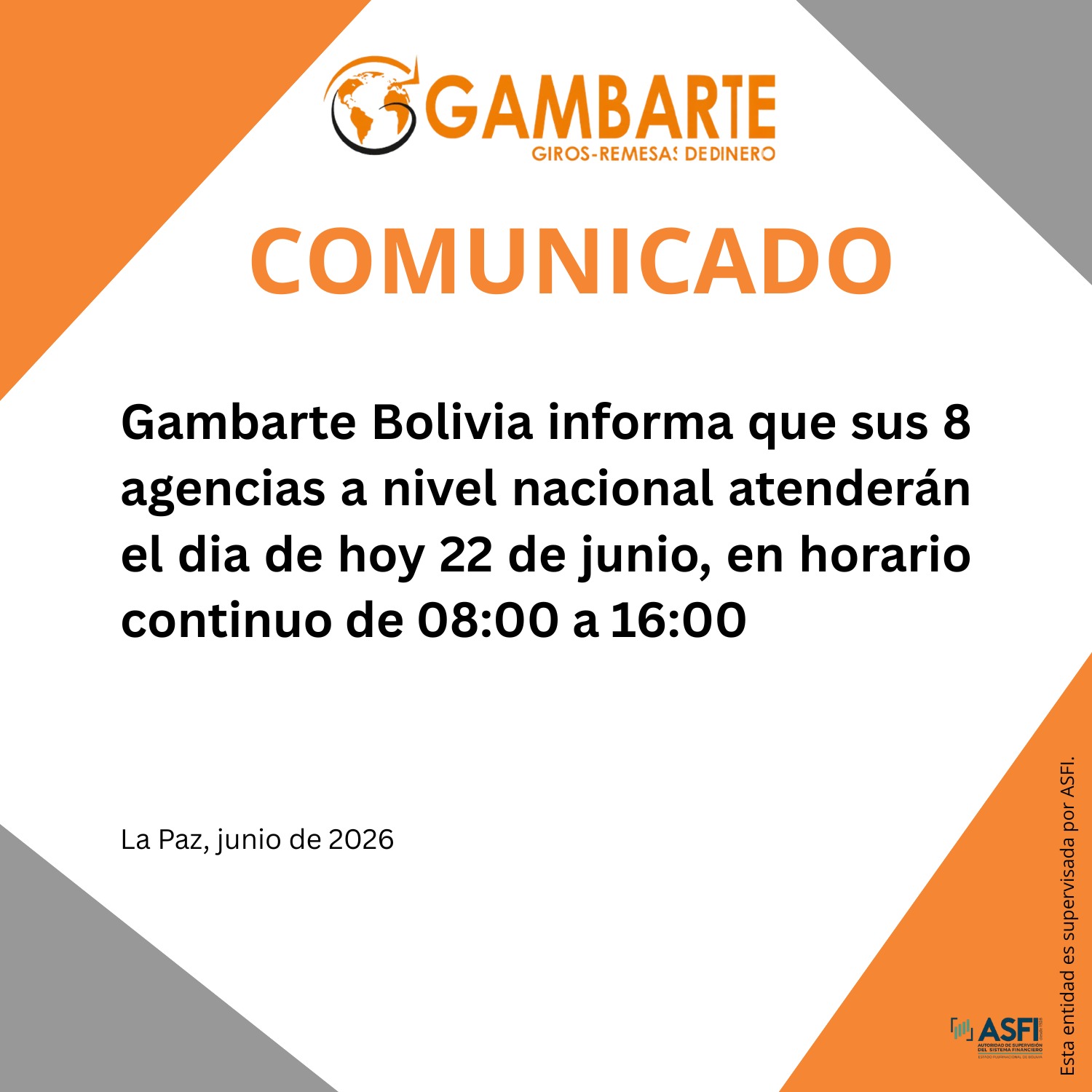Comunicado Gambarte